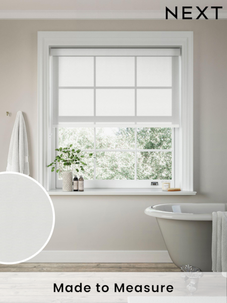 Ivory Cream Shelia Made to Measure Roller Blind (347040) | £58