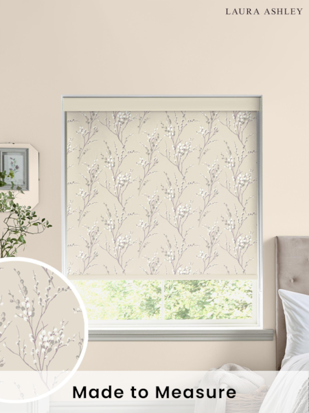 Laura Ashley Natural Pussy Willow Made To Measure Roller Blind (347233) | £58