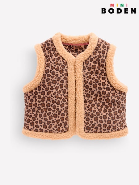 Brown - Boden Borg Trim Gilet
