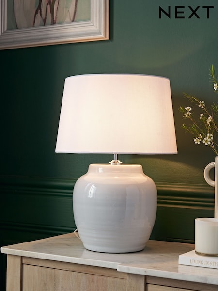Grey Kemble Table Lamp (348511) | £75