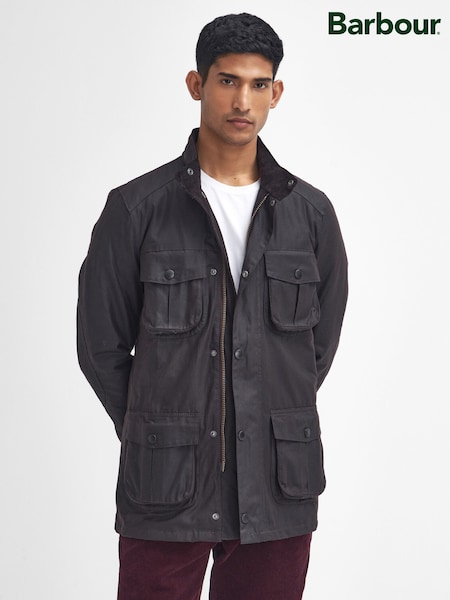 Grey - Regular Barbour® Corbridge Wax Jacket