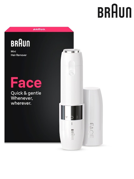 white - Braun Mini Hair Remover, Face Trimmer, Fs1000