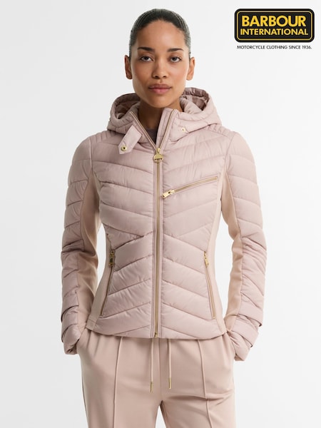 Natural - Barbour® International Salengro Quilted Jacket