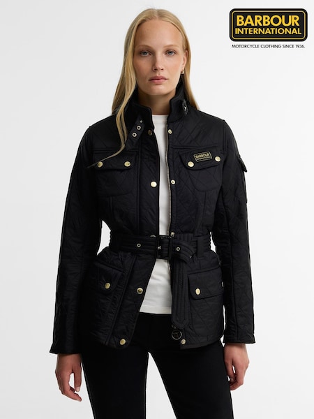 Black - Barbour International Polarquilt Quilted Jacket