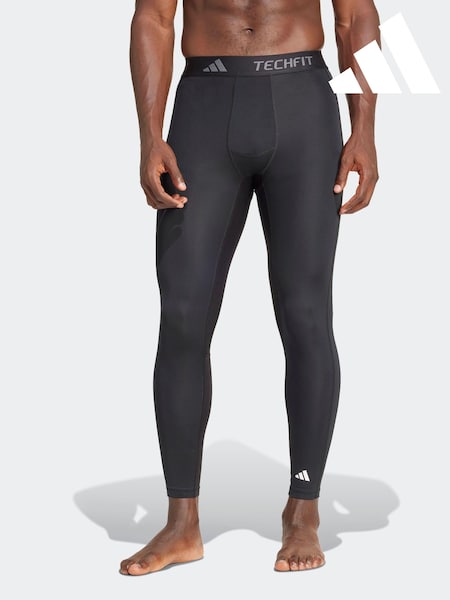 adidas Black TECHFIT Compression Training Long Tights (349439) | £33