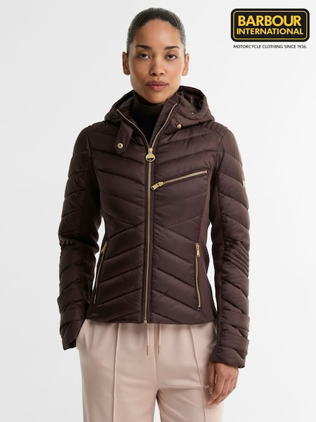 Natural - Barbour International Salengro Quilted Jacket
