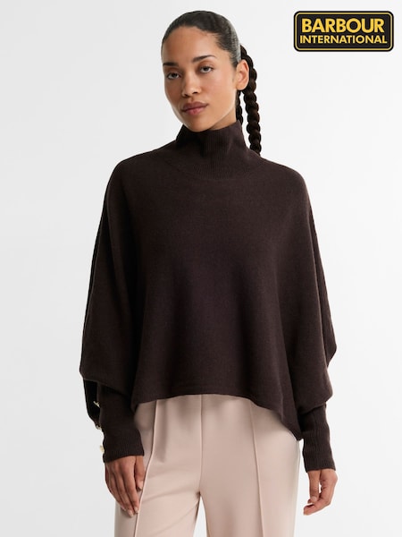Black - Barbour International Lilah Knitted Jumper