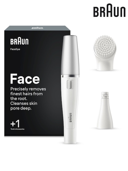 white - Braun Facespa + 1 Extra, 810 Trimmers