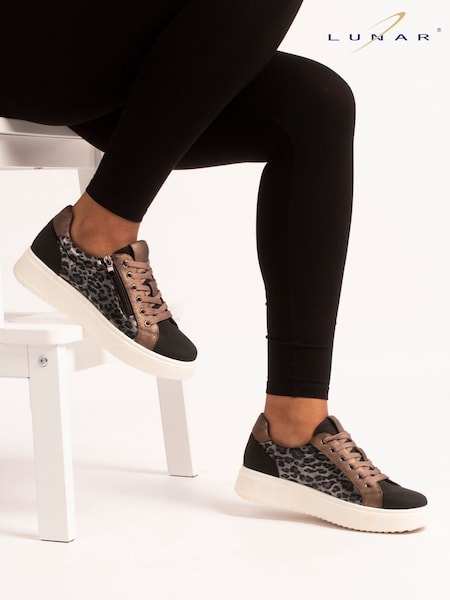 Black - Lunar Brenda Trainers