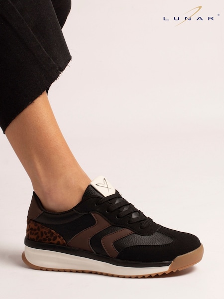 Black - Lunar Jena Trainers