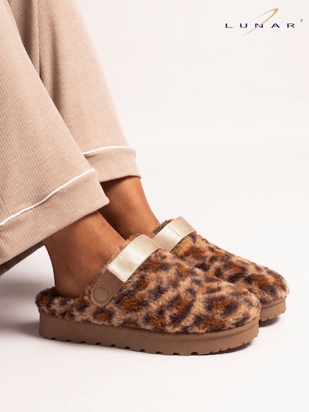 Animal - Lunar Naples Ocelot Slippers (adjustable Strap)