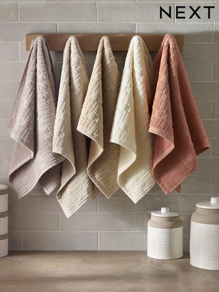 Set of 3 Natural Set of 5 Tea Towels (352790) | £20