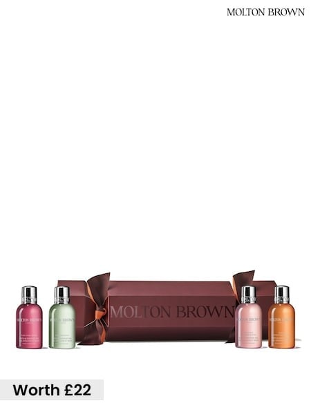 Molton Brown The Woody Citrus Christmas Cracker Bath & Body Gift Set (worth £22)