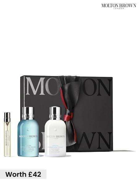 Molton Brown Coastal Cypress & Sea Fennel Scent Layering Set (worth £42)