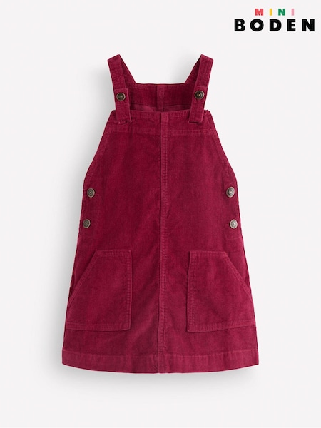 Red - Boden Adeline A-line Dungarees Dress