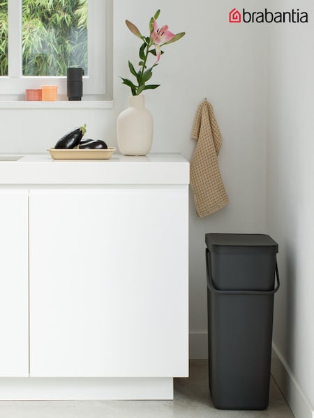 Brabantia Grey Sort & Go Recycle Bin 40L (355379) | £45