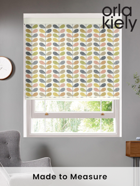 Orla Kiely Blue Scribble Stem Made To Measure Roller Blind (356576) | £58