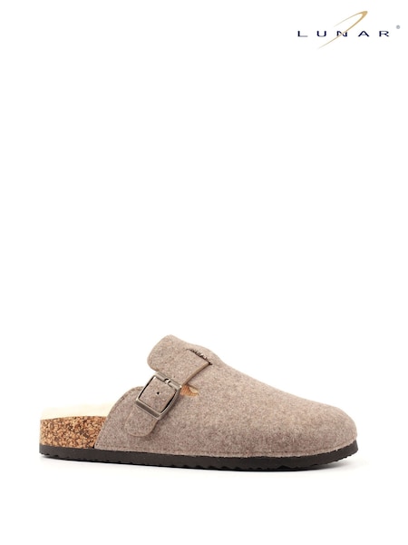 Natural - Lunar Ruthie Mink Mule Slippers