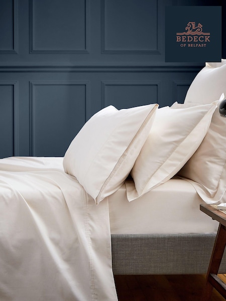 Bedeck of Belfast Natural Bob 600 Thread Count Egyptian Cotton Square Pillowcase (356925) | £22