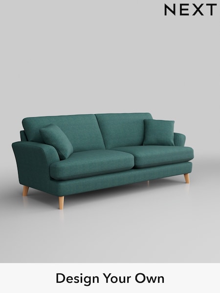 Tweedy Chenille/Dark Teal Green Conway Relaxed Sit (358240) | £1,350