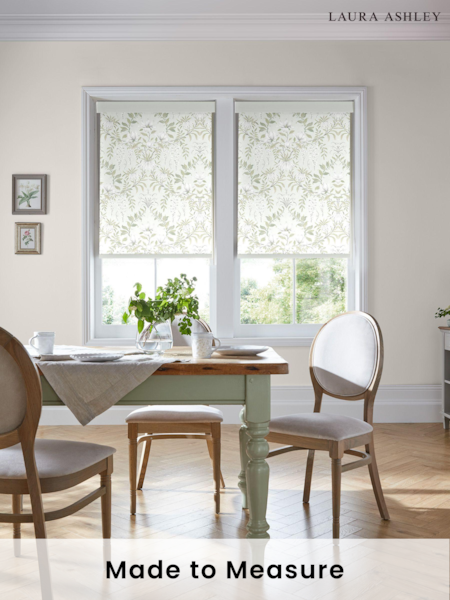 Laura Ashley Sage Green Parterre Made To Measure Roller Blind (358299) | £58