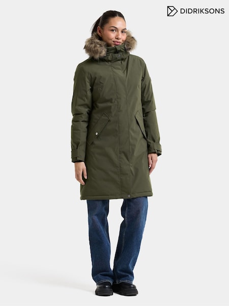 Green - Didriksons Erna Waterproof Coat