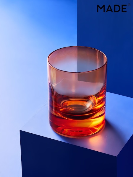 MADE.COM Orange & Yellow Juno Tumbler Glasses (360879) | £20