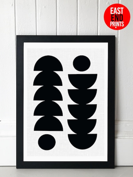 East End Prints Black Tropical Print (361401) | £50 - £130