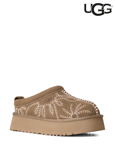 Beige - Ugg Tazz Botanic Slippers