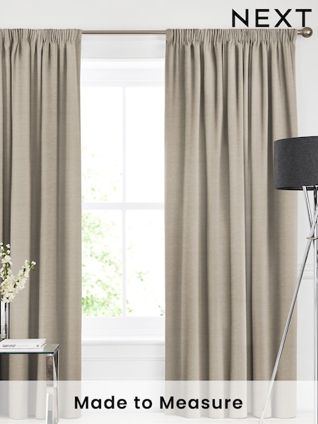 Wheat Natural Soho Made To Measure Curtains (361571) | £100