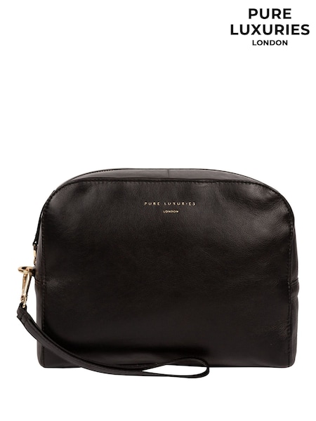 Pure Luxuries London Brompton Leather Cosmetic Bag (361796) | £49