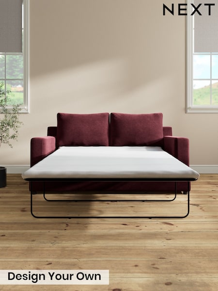 Luxe Chenille/Burgundy Red - Hutton Deep Sit