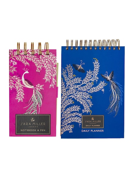 Sara Miller Daily Desk Planner Pad And Pocket Notebook And Pen