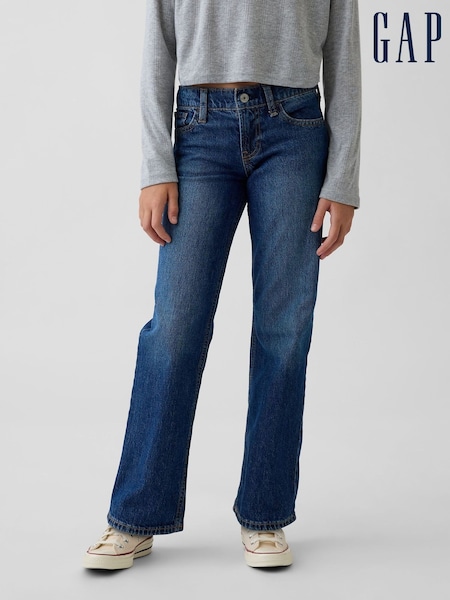 Dark Wash Blue - Gap Straight Jeans (5-13yrs)