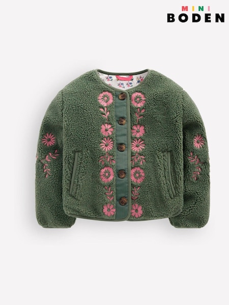 Green - Boden Pretty Borg Jacket