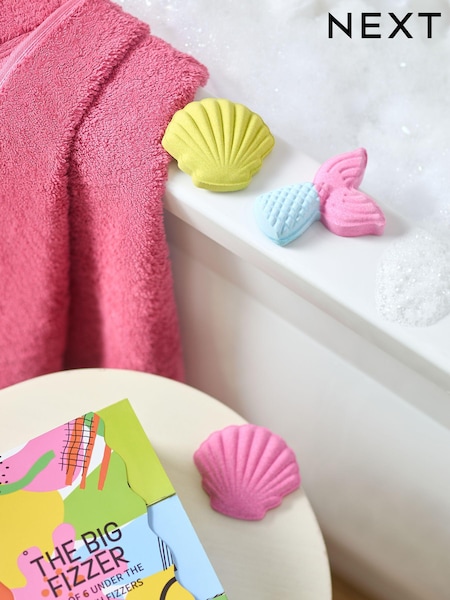 Kids Rainbow Bath Fizzers Set of 6 (365930) | £14