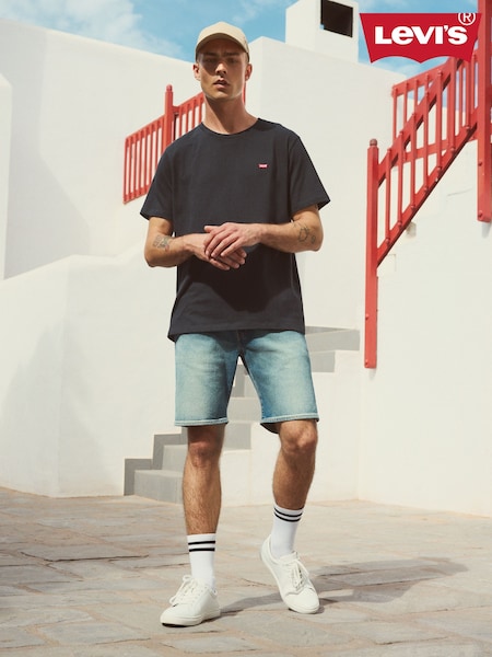 Levi's® Black Original Housemark 100% Cotton T-Shirt (365974) | £25