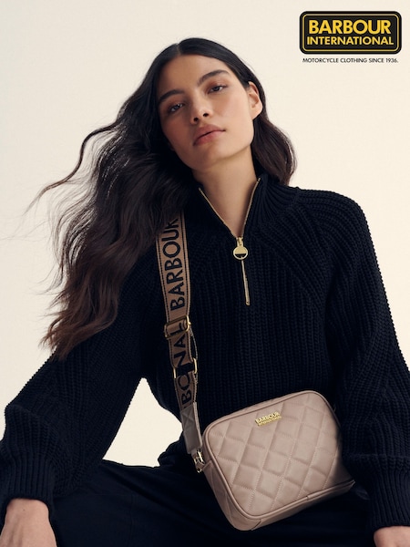 Barbour® International Sloane Quilted Logo Crossbody Bag (366001) | £85