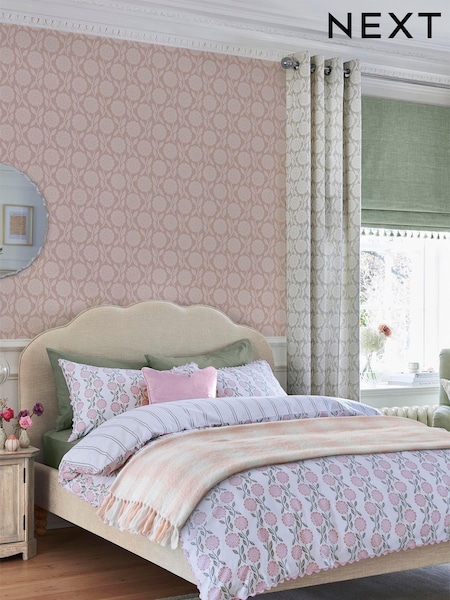 Pink Next Medley Floral A4 Wallpaper Sample (366315) | £1