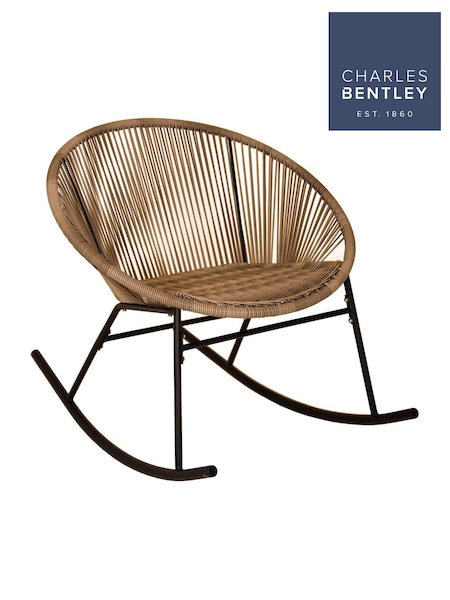 Charles Bentley Natural Zanzibar Garden Rocking Chair (367194) | £110