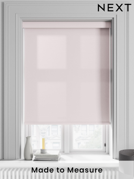 Rose Pink Asher Made To Measure Light Filtering Roller Blind (368077) | £20