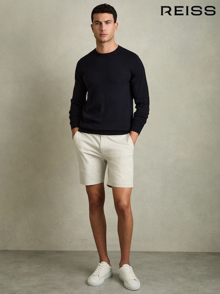 Reiss Chalk Wicket S Short Length Casual Chino Shorts (369279) | £78