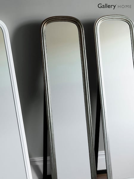 Gallery Home Brass Bell Cheval Brushed Brass Mirror (370422) | £115