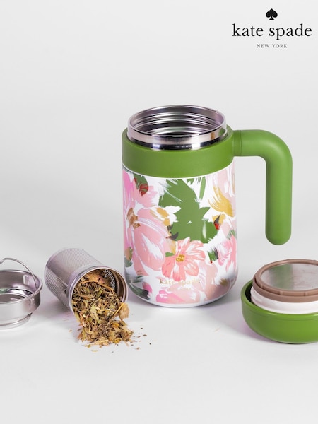 Kate Spade Travel Tea Mug, Hidden Garden