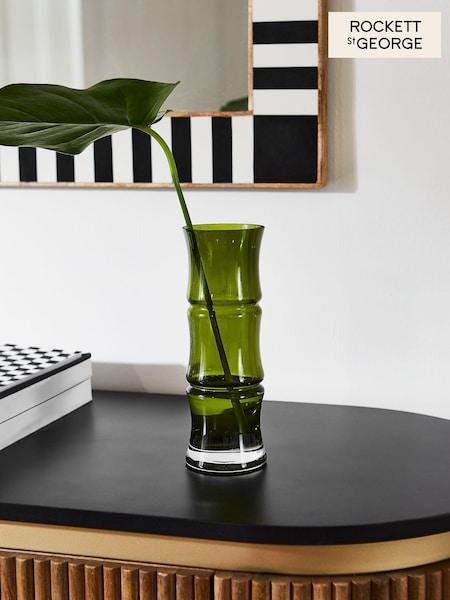 Rockett St George Green Small Bamboo Vase (371085) | £18