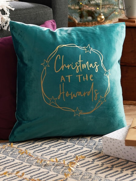 Personalised Christmas At The Velvet Cushion By No Ordinary Gift