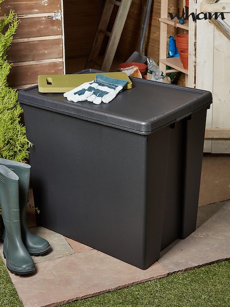 Wham Black 154L Plastic Storage Box and Lid (371743) | £28
