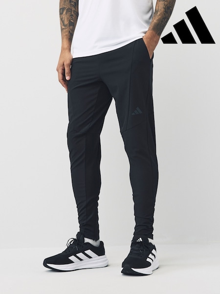 adidas Black Designed for Training Hybrid Joggers (371985) | £50