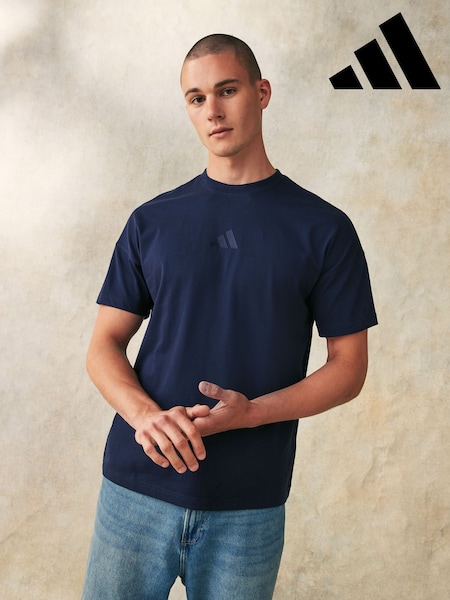 adidas Blue ALL SZN T-Shirt (373418) | £23