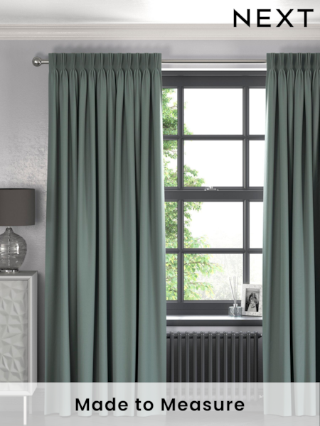 Duck Egg Blue 100% Cotton Made To Measure Curtains (373913) | £61